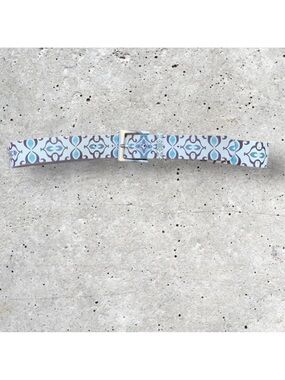Printed Leather Belt